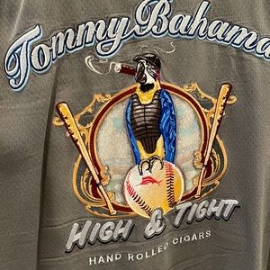 Tommy Bahama silk shirt and gray size large